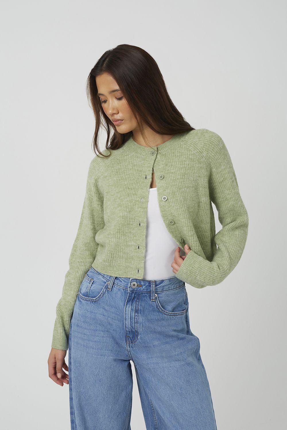Raglan Sleeve Fisherman Knit Cardigan by BRAVE SOUL