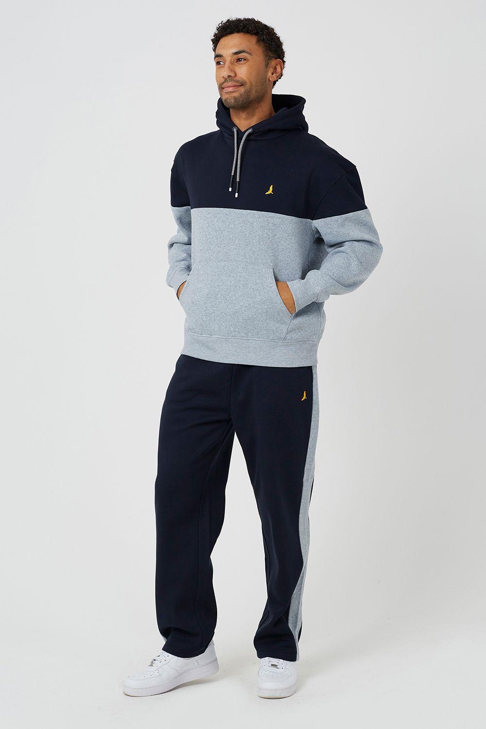 Relaxed Fit Colourblock Hoodie & Wide Leg Jogger Co-Ord by BRAVE SOUL