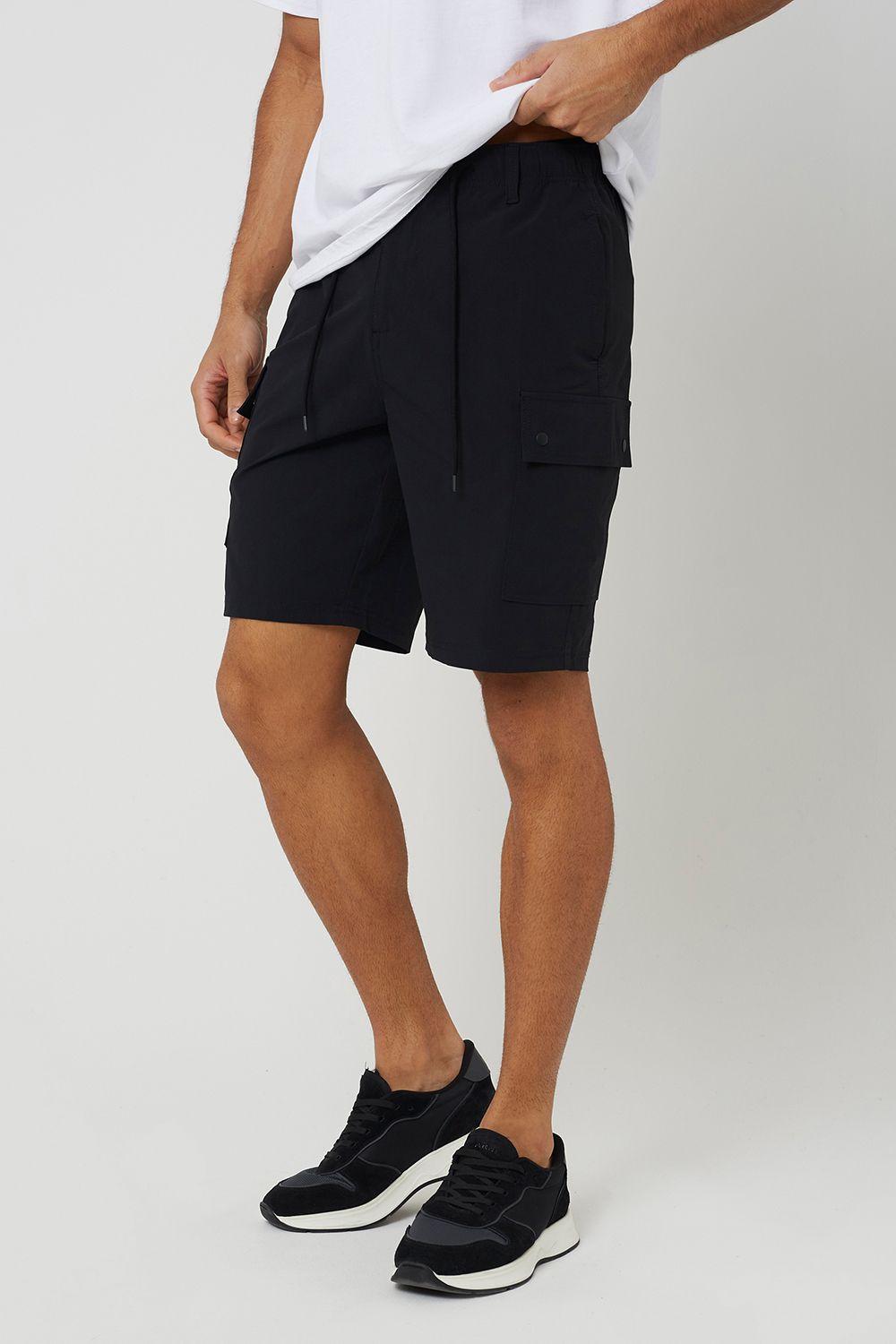 Ripstop Cargo Pocket Shorts by BRAVE SOUL