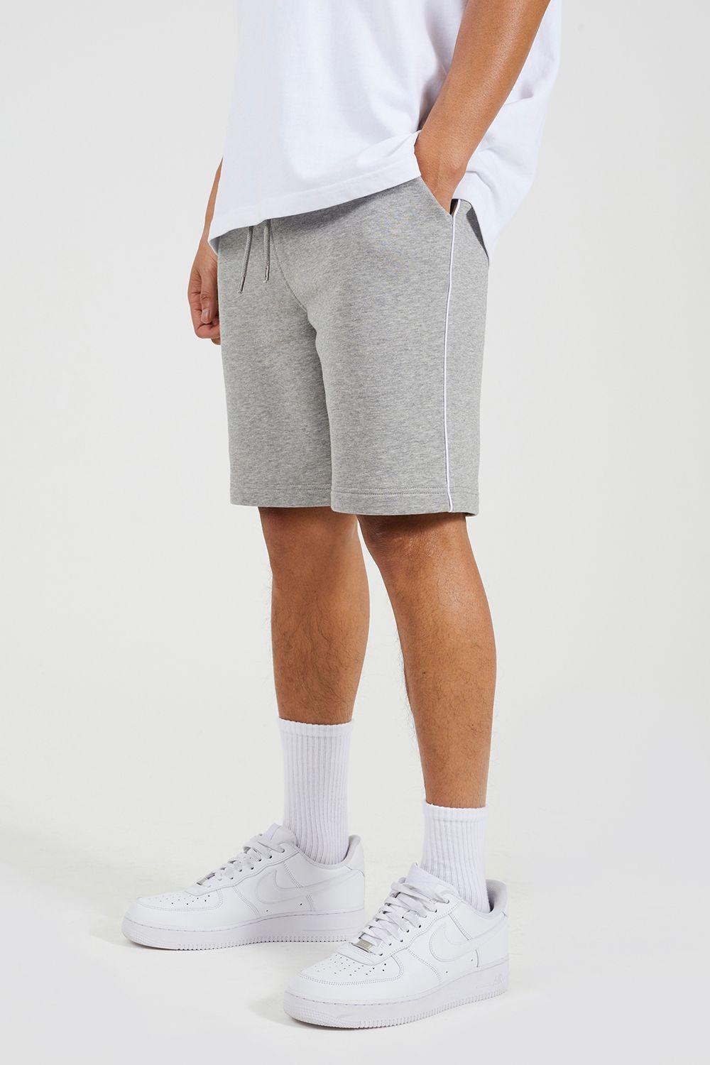 Side Stripe Drawstring Jersey Shorts by BRAVE SOUL
