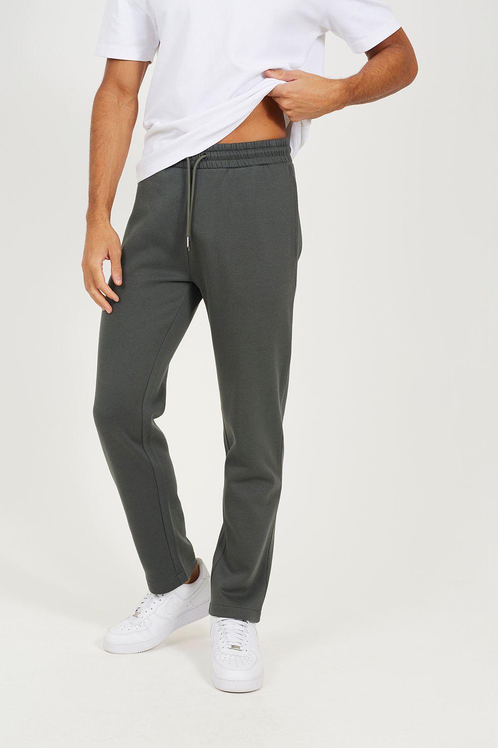 Straight Leg Open Hem Joggers by BRAVE SOUL