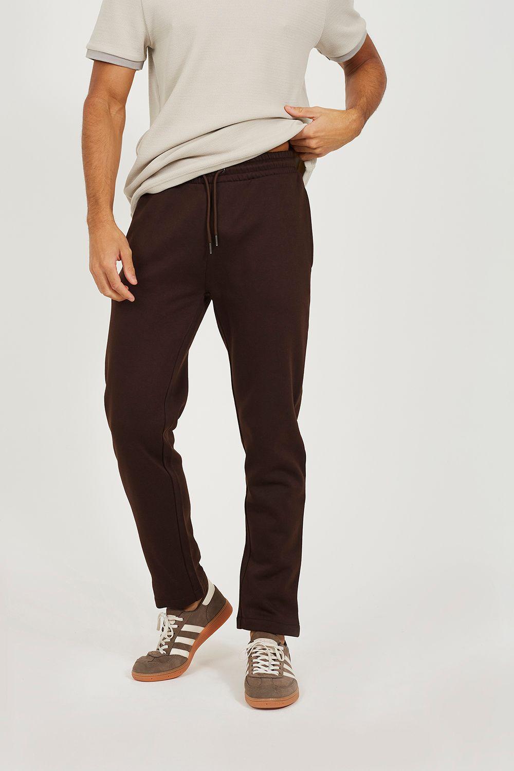 Straight Leg Open Hem Joggers by BRAVE SOUL