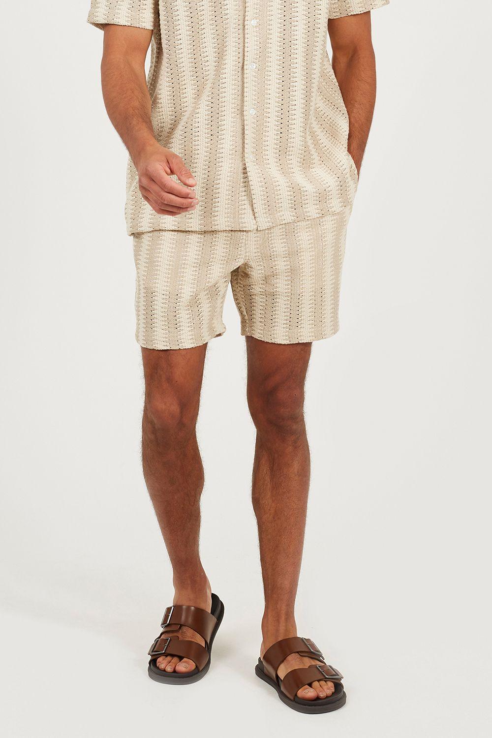 Stripe Shorts by BRAVE SOUL