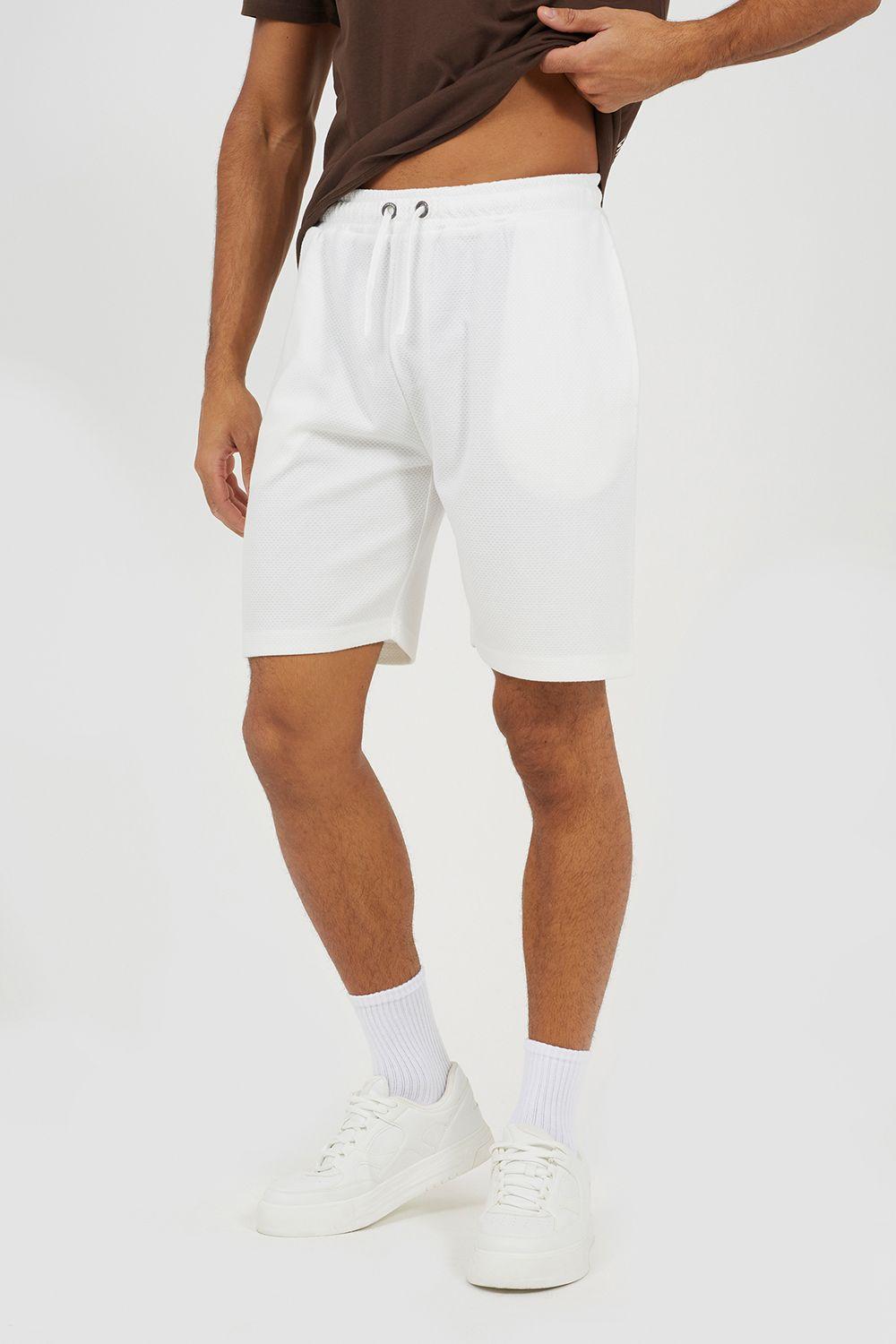 Textured Longline Shorts by BRAVE SOUL