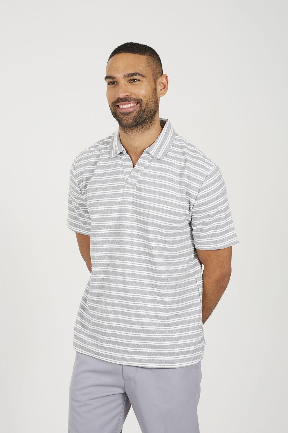 Trophy Neck Polo Shirt by BRAVE SOUL