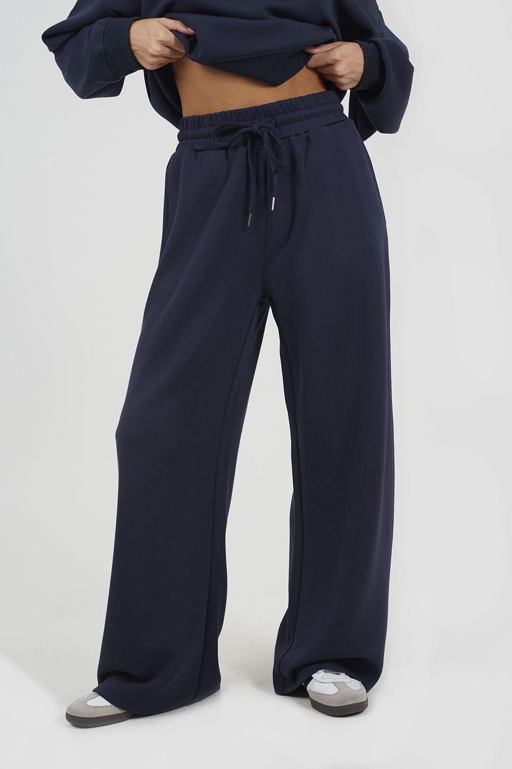 Wide Leg Scuba Joggers by BRAVE SOUL