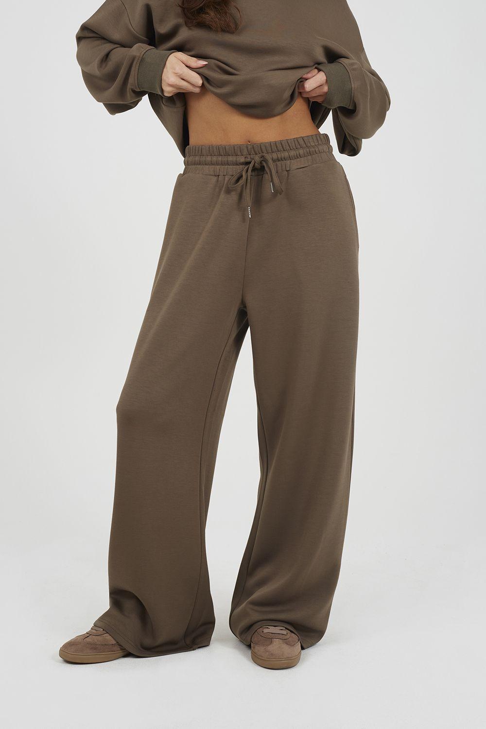 Wide Leg Scuba Joggers by BRAVE SOUL