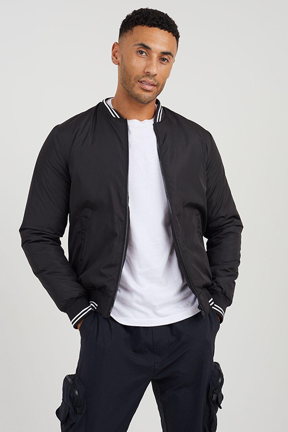 Zip Through Fleece Bomber Jacket by BRAVE SOUL