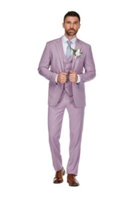 Men's 3-Piece Classic Fit Performance Stretch Suit by BRAVEMAN