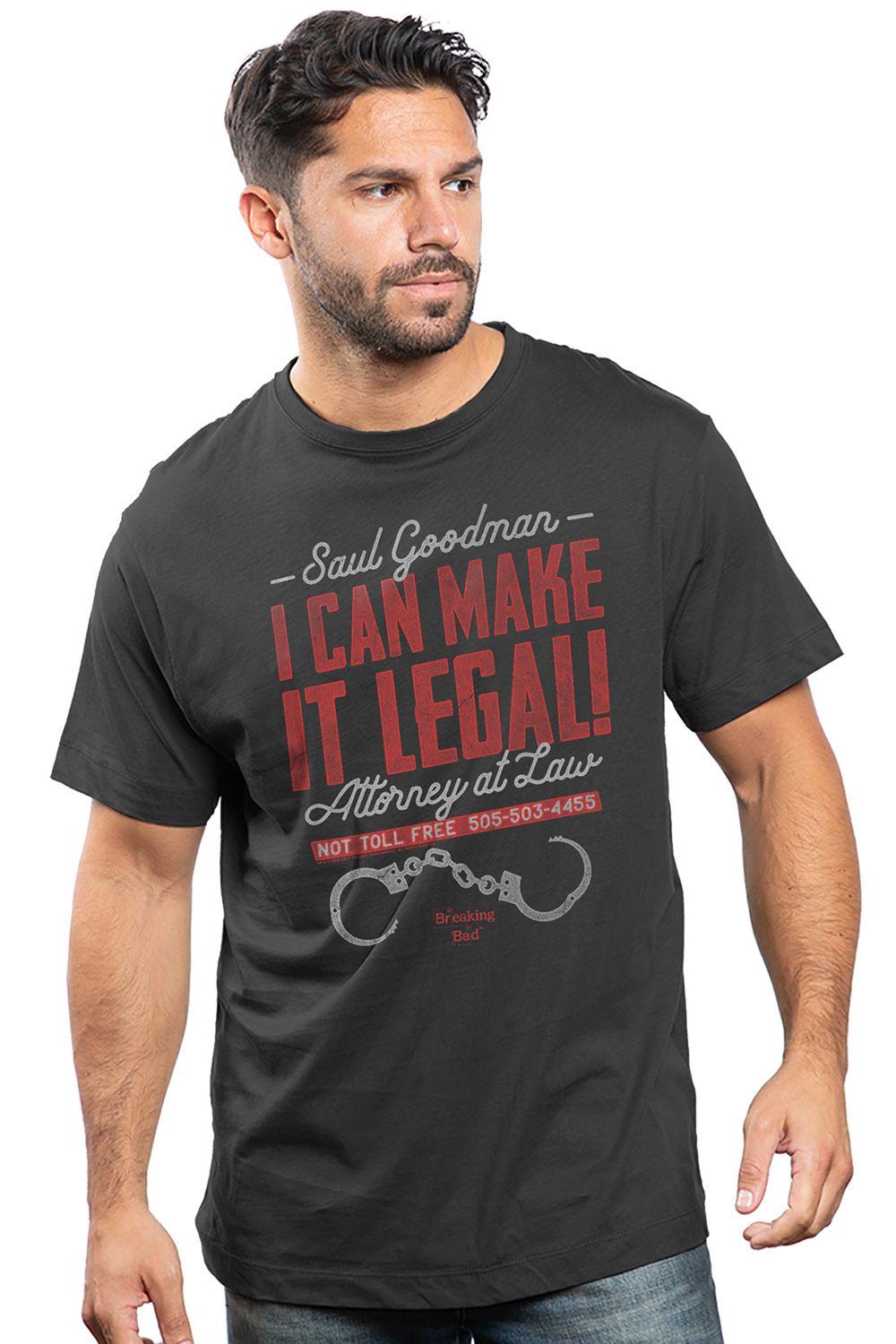 Breaking Bad Saul Goodman Mens T-Shirt Grey by BREAKING BAD