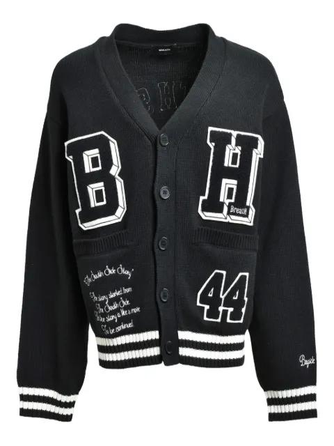 BH-patch cardigan by BREATH