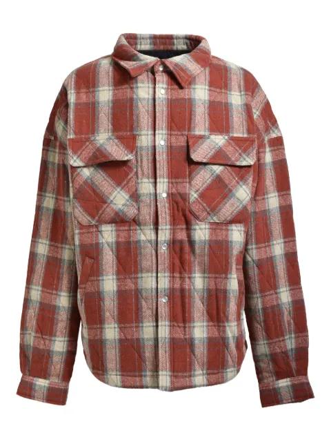 checked-pattern shirt by BREATH