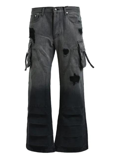 distressed cargo trousers by BREATH