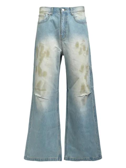 distressed panelled trousers by BREATH