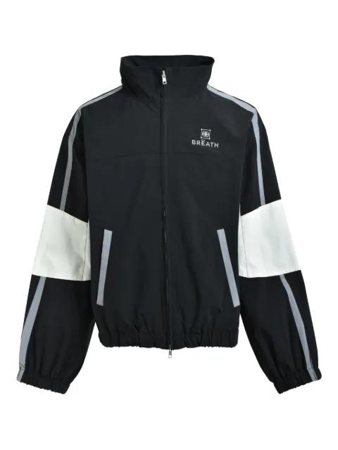 logo-embroidered bomber jacket by BREATH
