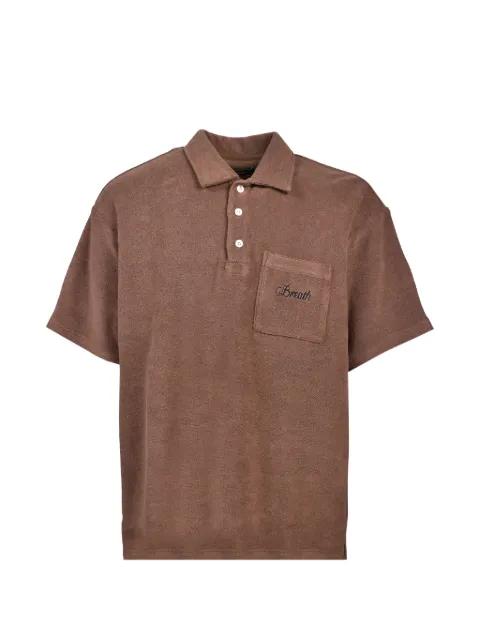 logo-embroidered polo shirt by BREATH