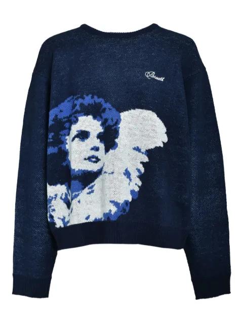 logo-embroidered sweater by BREATH