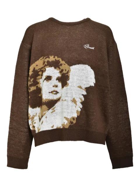 logo-embroidered sweater by BREATH
