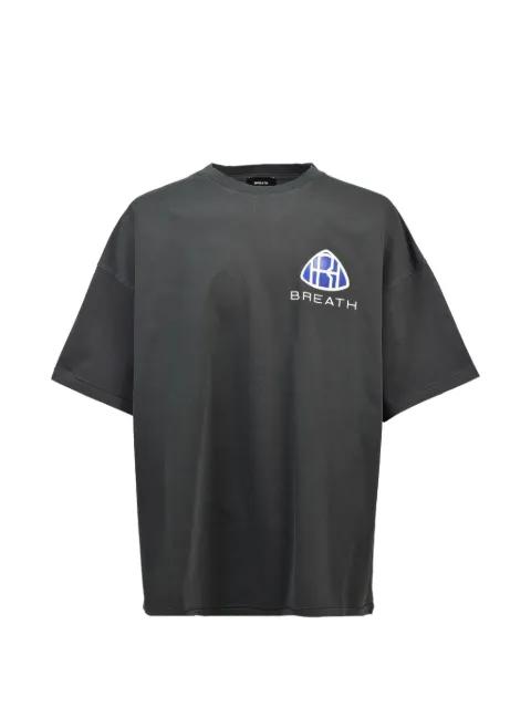 logo-print T-shirt by BREATH