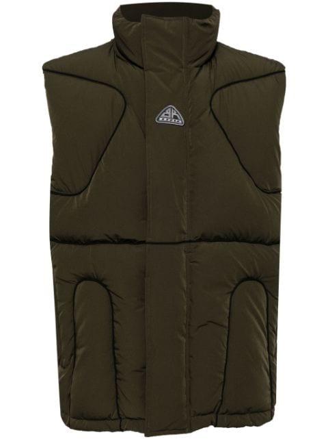 padded down vest by BREATH