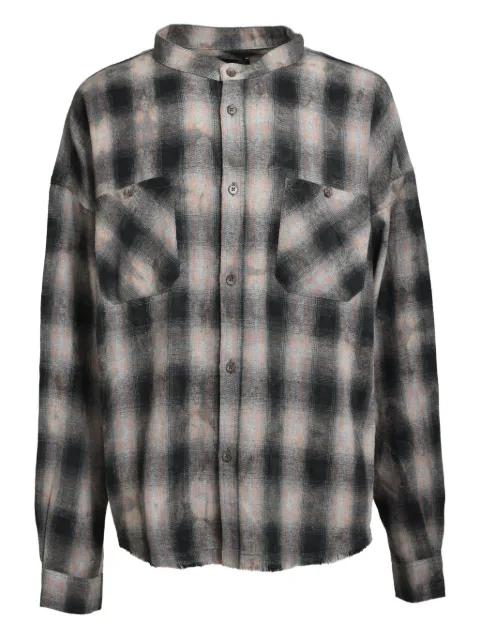plaid-pattern shirt by BREATH