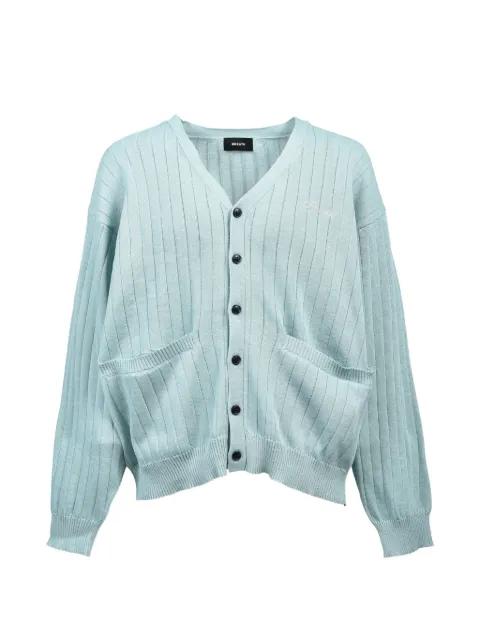 ribbed button cardigan by BREATH