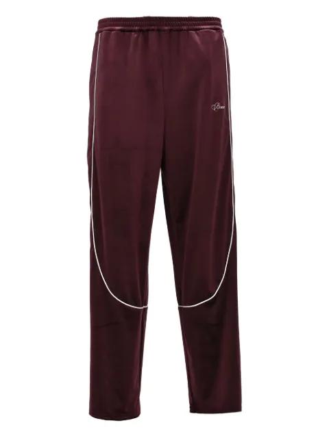 script-logo piping track pants by BREATH