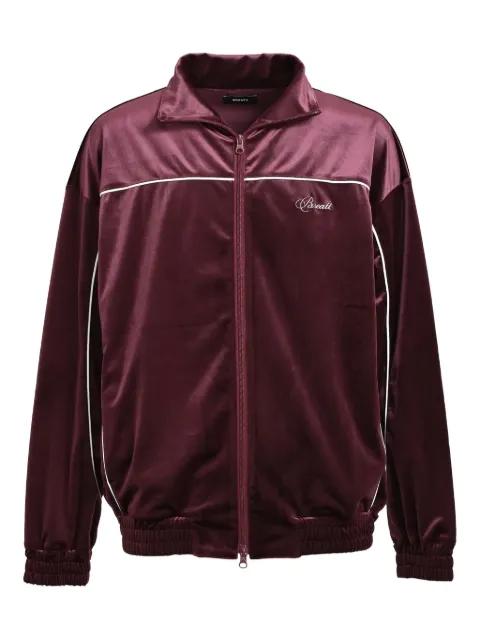 script-logo piping velour sweatshirt by BREATH
