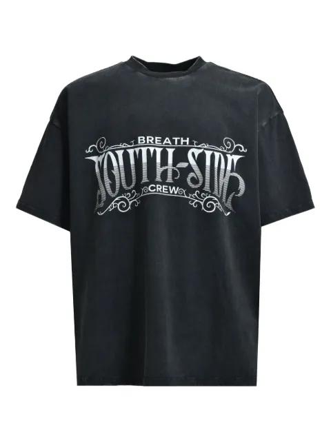 south-side crew-neck T-shirt by BREATH