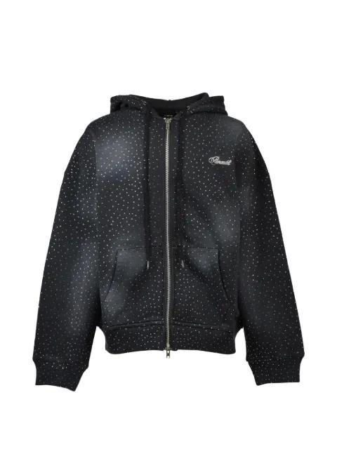 studded zip hoodied sweater by BREATH