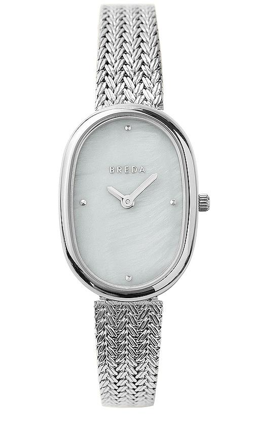 Breda Jane Watch in Metallic Silver by BREDA
