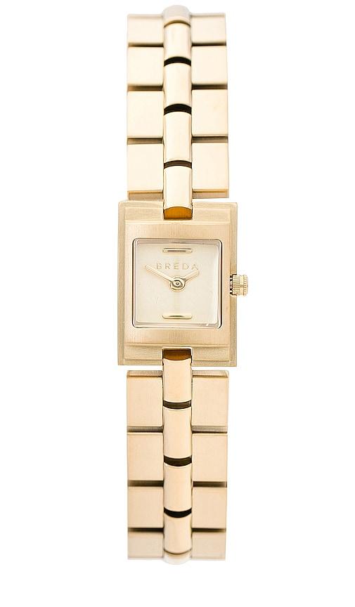 Breda Relic Watch in Metallic Gold by BREDA