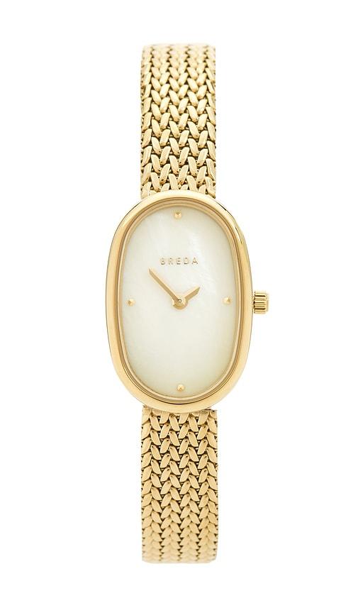 Breda Small Jane Watch in Metallic Gold by BREDA