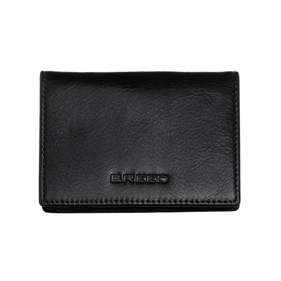 Breed Porter Genuine Leather Bi-Fold Wallet - Black by BREED