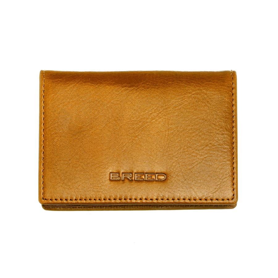 Breed Porter Genuine Leather Bi-Fold Wallet - Camel by BREED