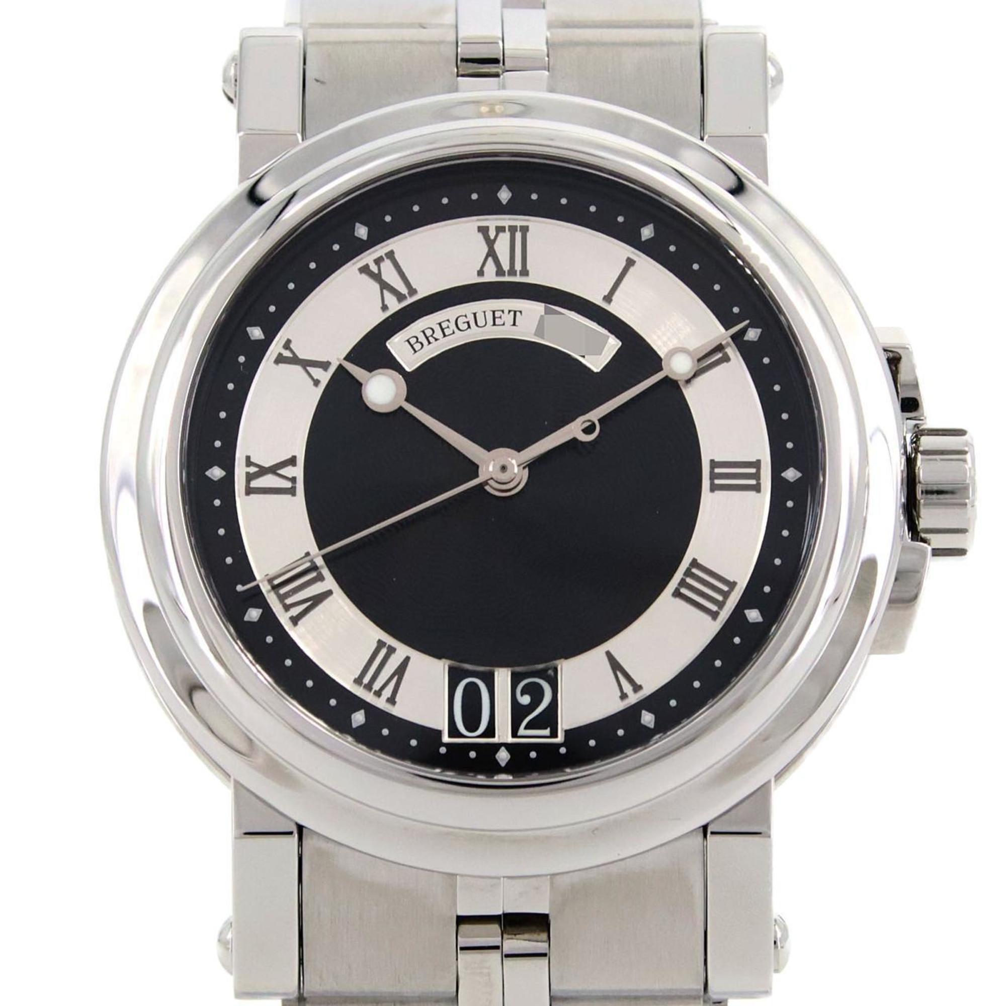 Breguet Marine Stainless Steel Wristwatch (Pre-Owned) by BREGUET