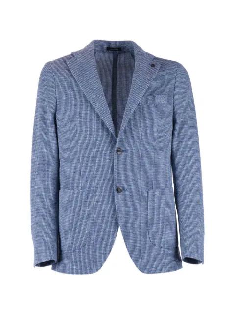 mélange-effect blazer by BRERA