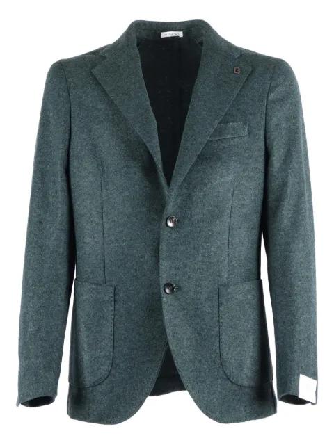 two-button patch-pockets blazer by BRERA