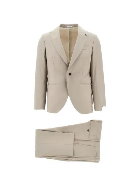 buttoned tailored suit by BRERAS MILANO