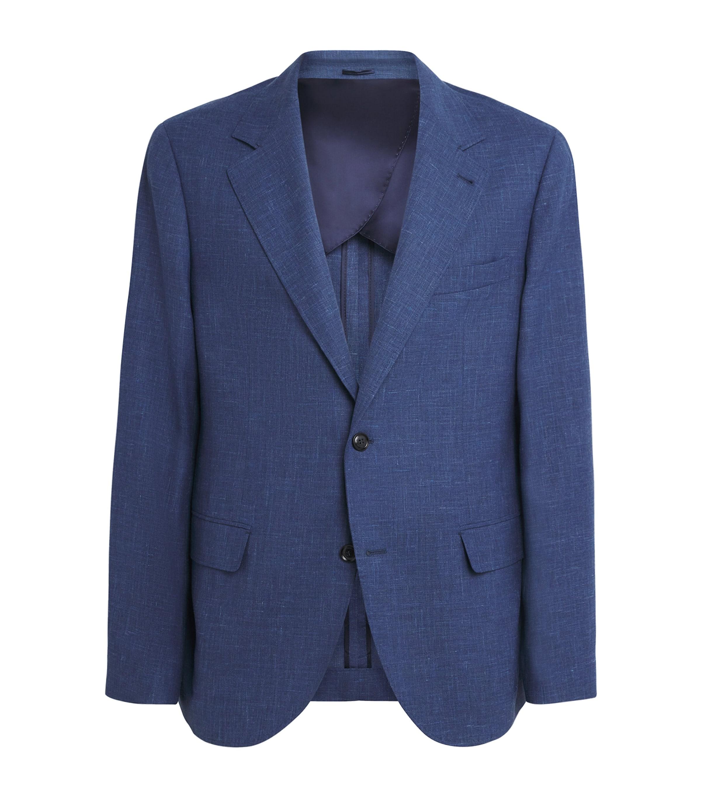 Brett Johnson Wool-Silk-Linen Blazer by BRETT JOHNSON