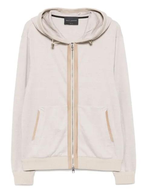 full-zip hoodie by BRETT JOHNSON