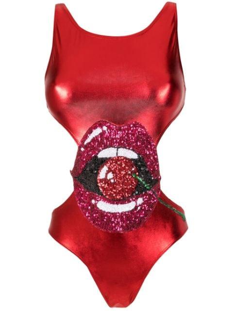 Carnaval/Festival Boca sequin-embellished one-piece by BRIGITTE Carnaval/Festival Boca sequin-embellished one-piece by BRIGITTE