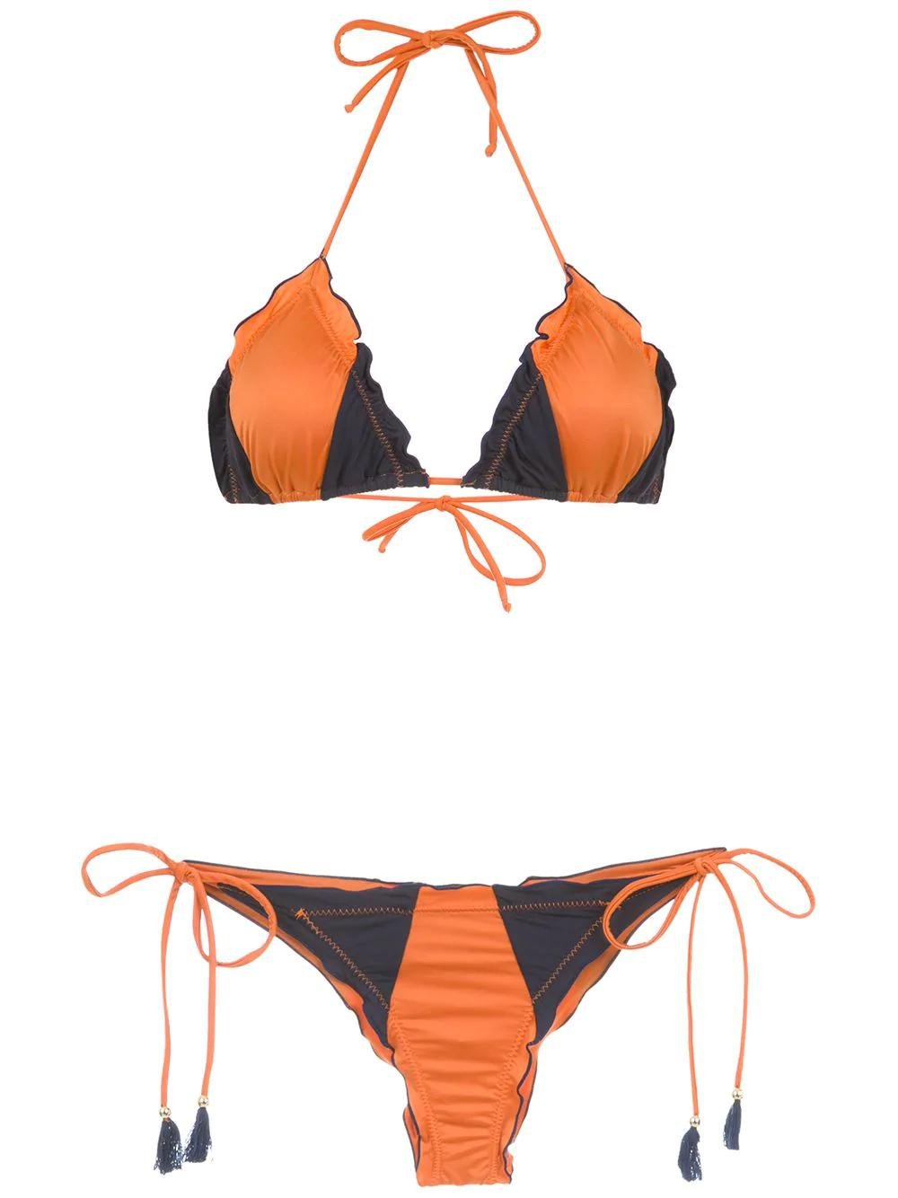 panelled bikini set by BRIGITTE