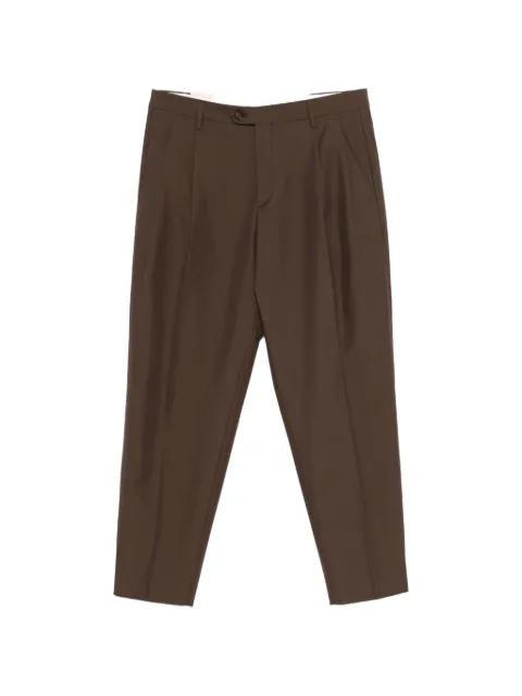 Arnos pleated pressed-crease trousers by BRIGLIA 1949