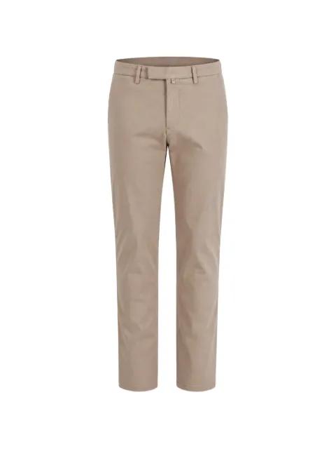 brushed cotton-blend trousers by BRIGLIA 1949