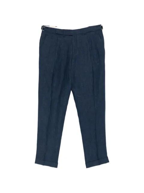 buckle-detail pleated trousers by BRIGLIA 1949