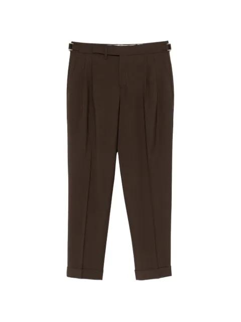 buckle pleated trousers by BRIGLIA 1949