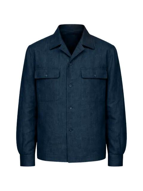 button-up shirt jacket by BRIGLIA 1949