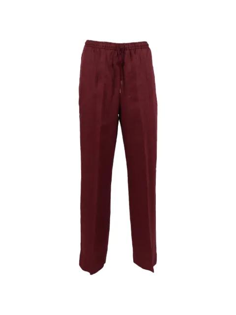 drawstring elasticated-waist trousers by BRIGLIA 1949