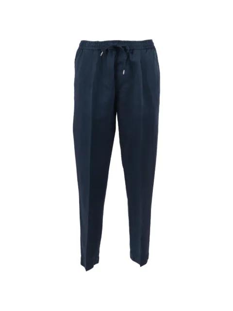 drawstring elasticated-waist trousers by BRIGLIA 1949